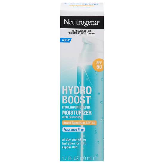 Neutrogena Hydro Boost Spf 50 Hyaluronic Acid Moisturizer