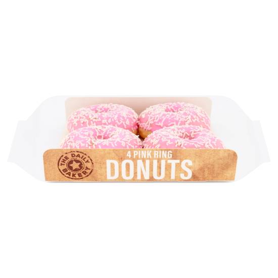 The Daily Bakery Ring Donuts (pink)