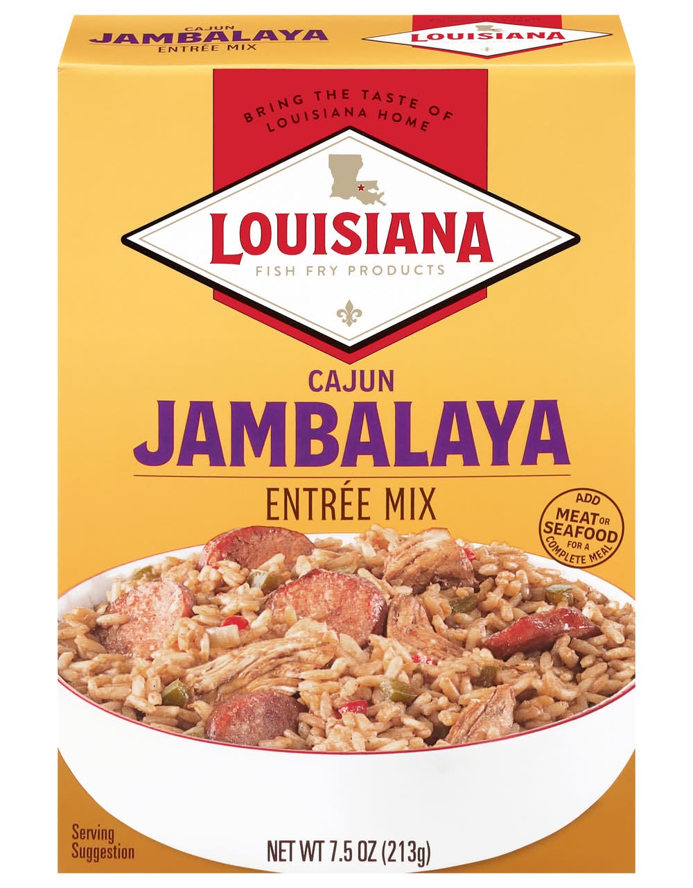 Louisiana Fish Fry Products Cajun Jambalaya Entree Mix (7.5 oz)