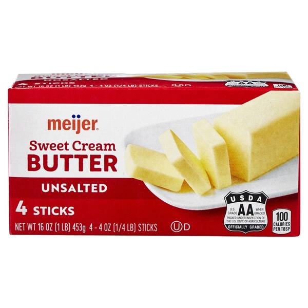 Meijer Unsalted Butter Sticks (16 oz)