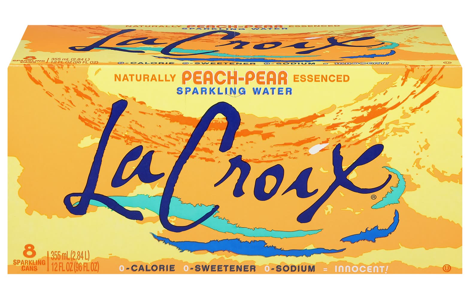 La Croix Sparkling Water, Peach-Pear (8 x 12 fl oz)