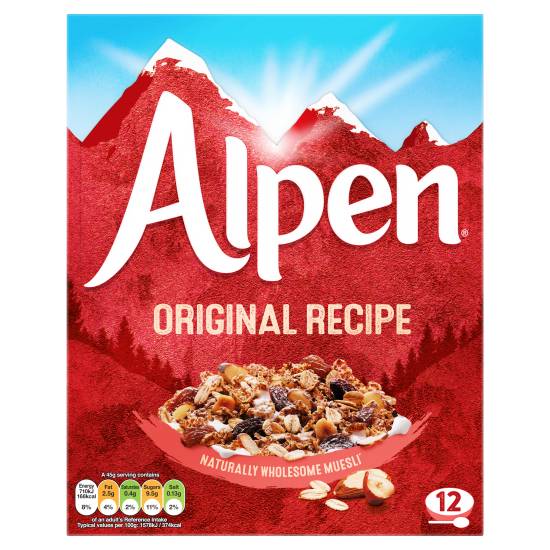 Alpen The Original Swiss Style Muesli (550g)