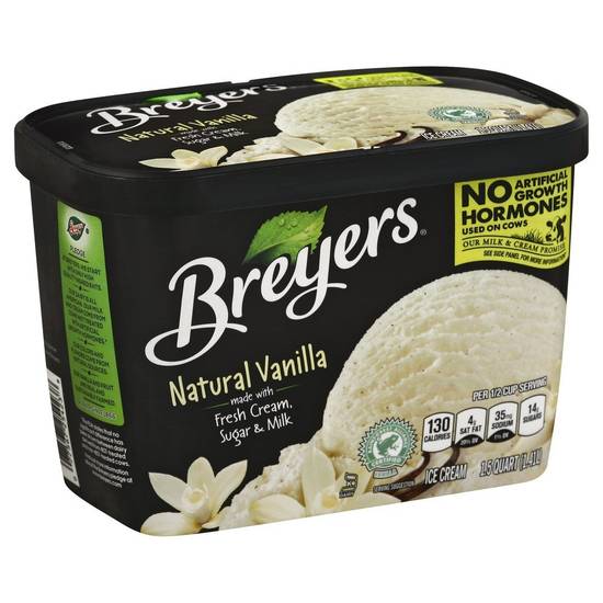 Breyers Ice Cream Natural Vanilla (1.5 qt)