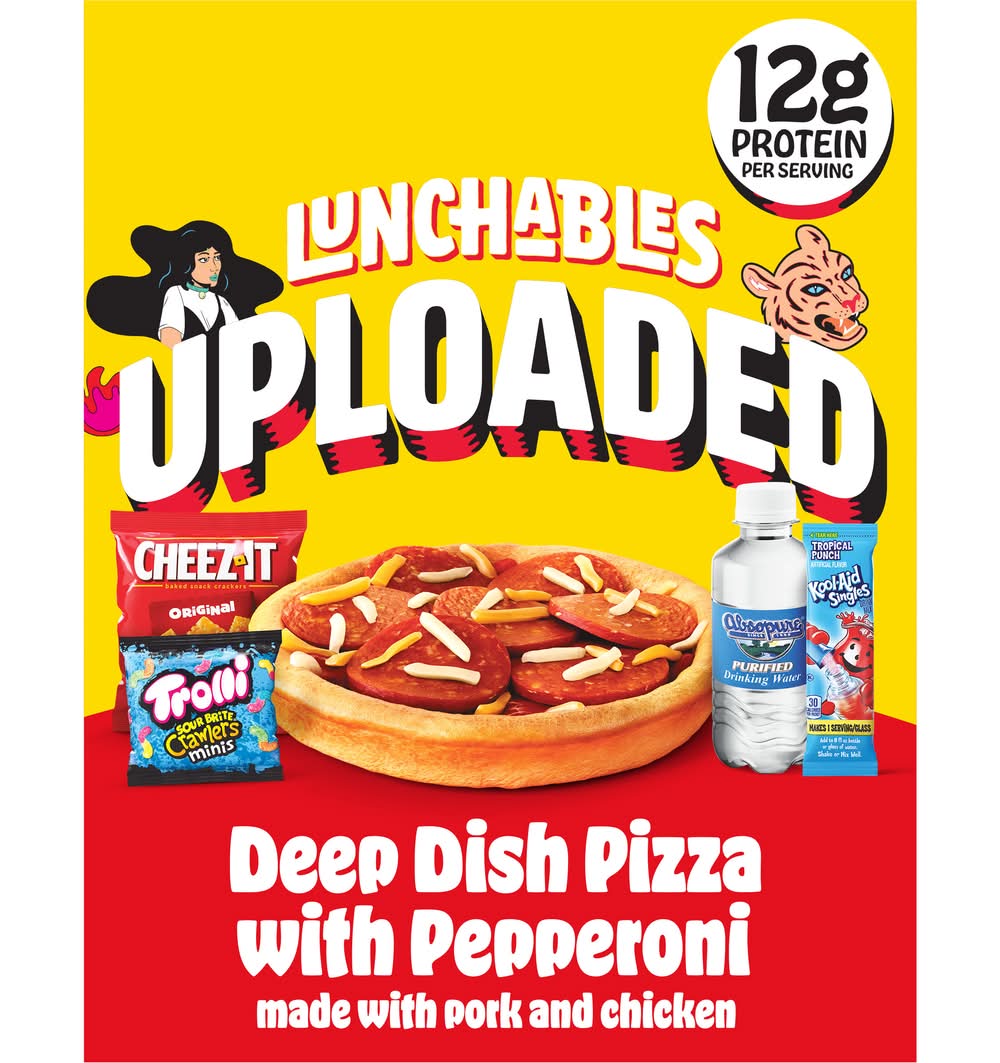 Lunchables Uploaded Deep Dish Pizza With Pepperoni