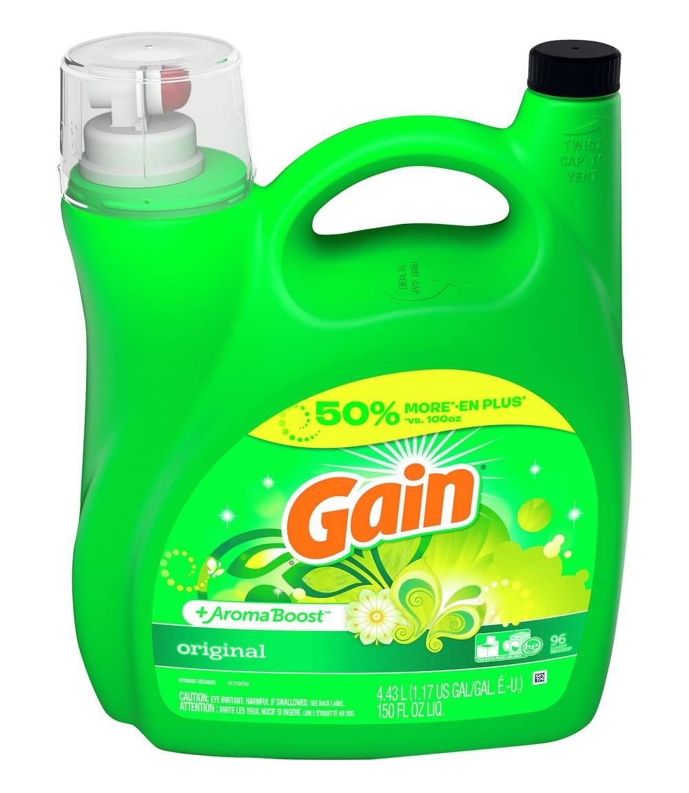 Gain +Aroma Boost Original Detergent (4.43 L)