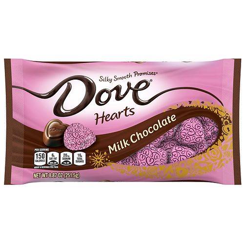 Order Dove Promises Valentine's Day Hearts Milk Chocolate Candy - 8.87 oz food online from Walgreens store, NEW BERN on bringmethat.com