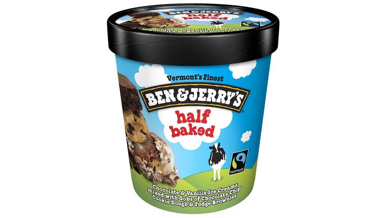 Ben & Jerry's Half Baked Chocolate Vanilla Ice Cream