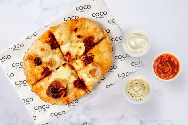 'Nduja Garlic Bread + Trio of Dips