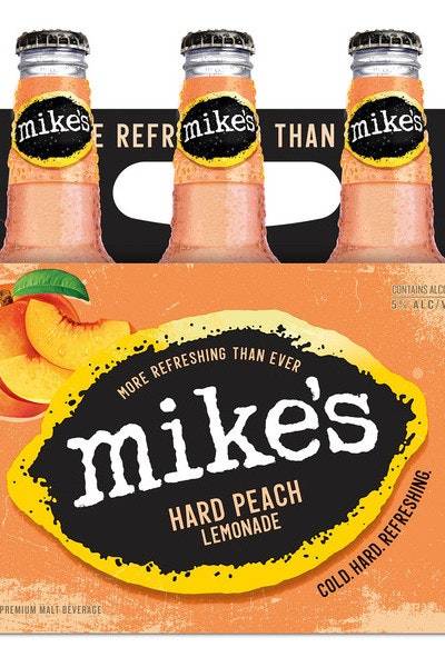 Mike's Hard Peach Lemonade Beer (6 ct, 11.2 fl oz)