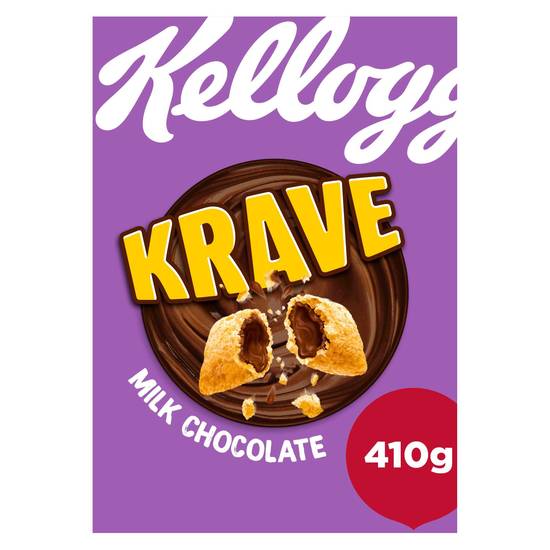Kellogg's Krave Milk Chocolate Cereal 410g