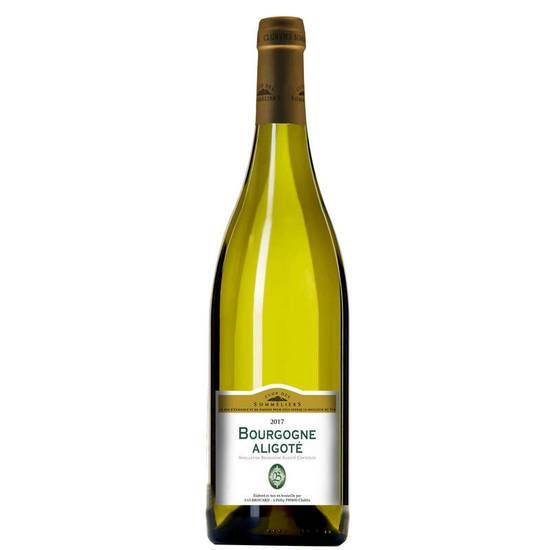 Club Des Sommeliers bourgogne aligoté vin blanc 75 cl
