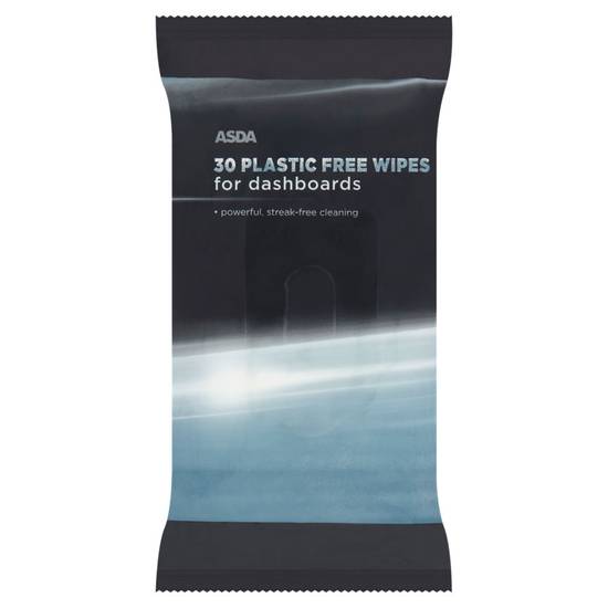 ASDA 30 Plastic Free Wipes for Dashboards