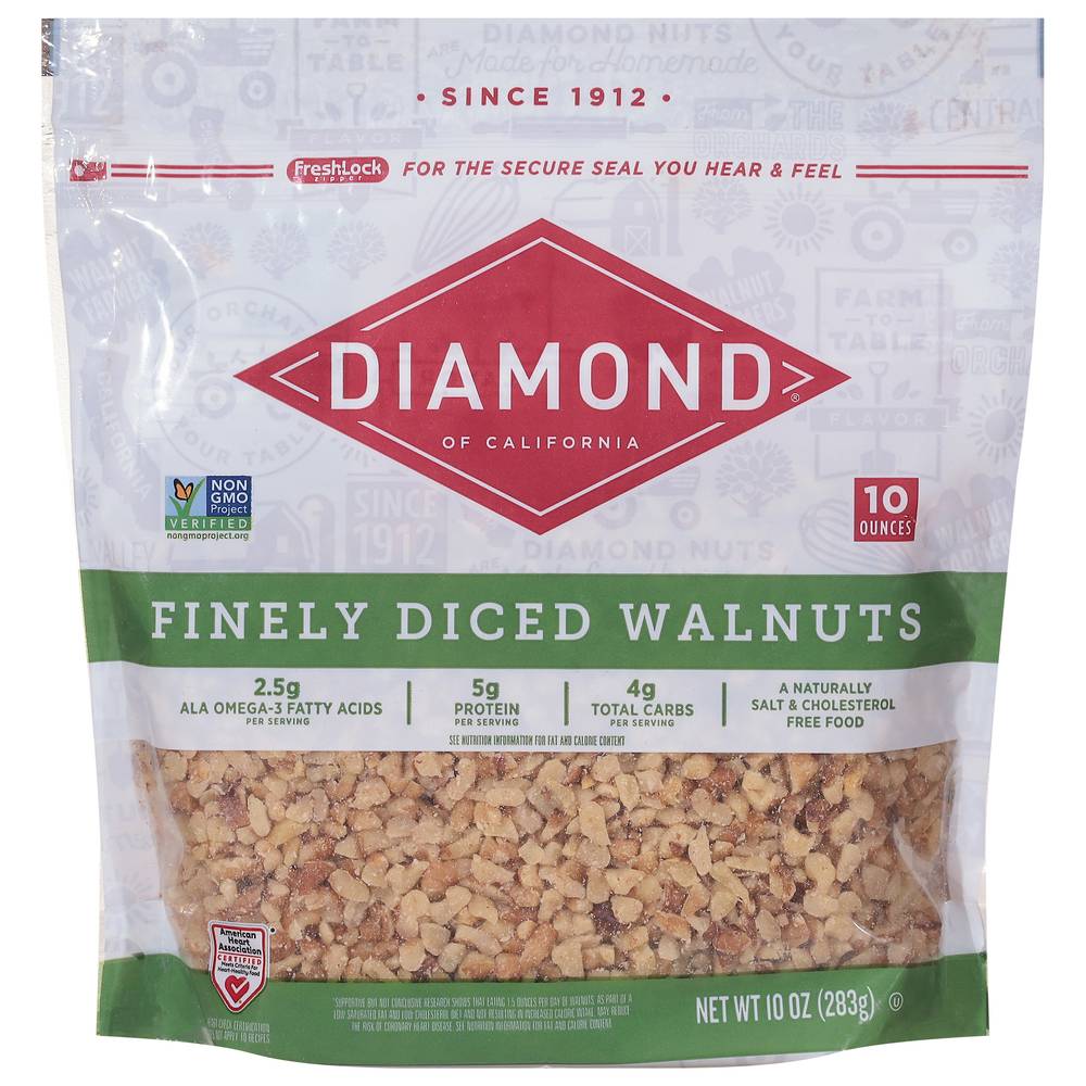 Diamond Finely Diced Walnuts