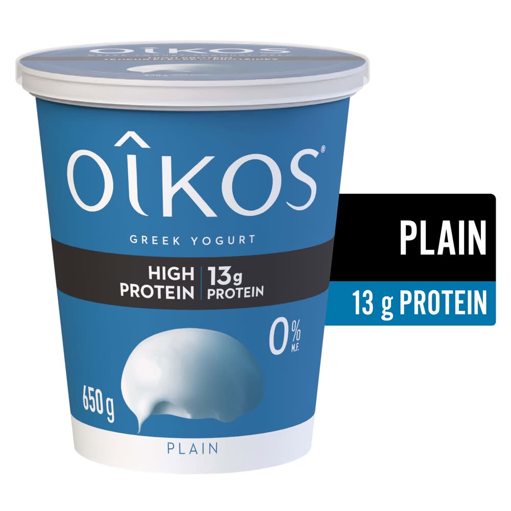 Oikos High Protein Plain Greek Yogurt (650 g)