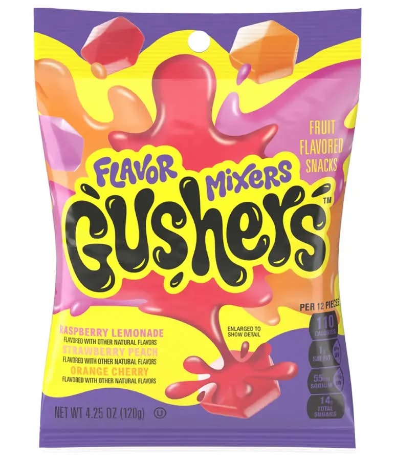 Fruit Gushers Snacks Flavor Mixers