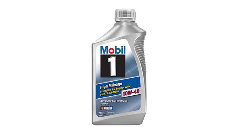 Mobil 1 High Mileage 10W-40 Full Synthetic Motor Oil