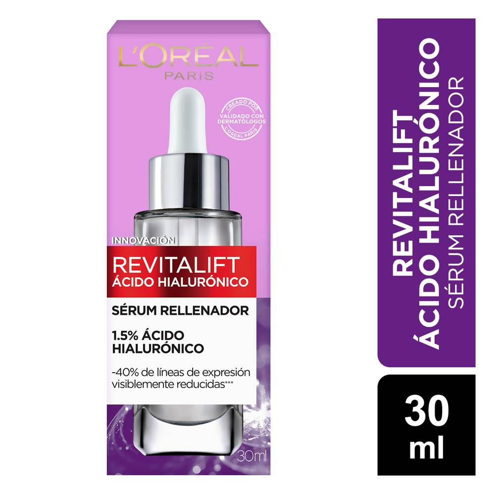 L'Oréal · Sérum rellenador revitalift (30 ml)