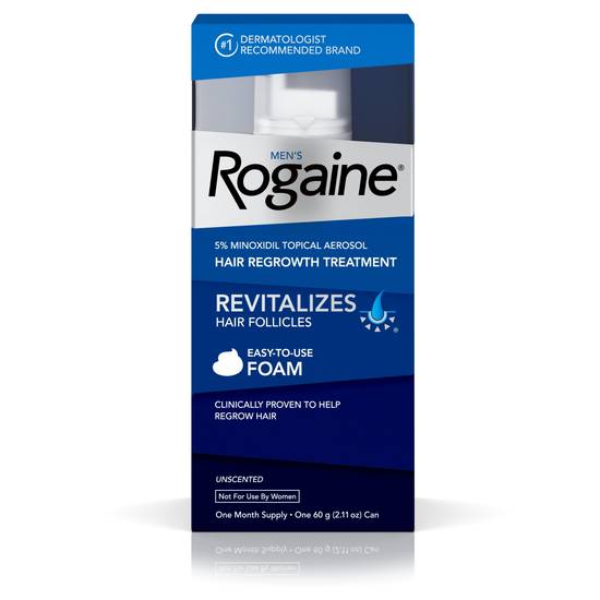 Rogaine Men's Hair Regrowth Treatment Unscented (2.11 oz)