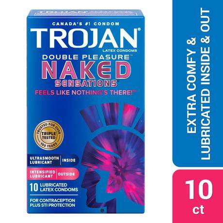 Trojan Naked Sensations Double Pleasure Condoms