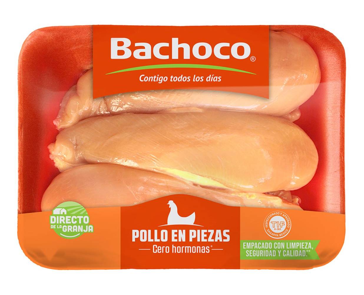Pechuga  sin hueso  bachoco  (a granel)