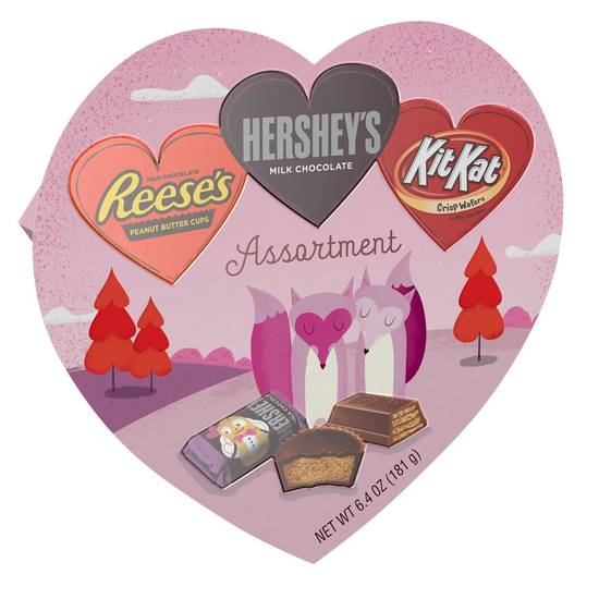 Order REESE'S, HERSHEY'S and KIT KAT&reg; Milk Chocolate Assortment Treats, Valentine's Day Candy,6.4 oz food online from CVS store, Providence County on bringmethat.com