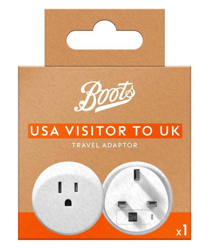 Boots Usa Visitor To Uk Travel Adaptor