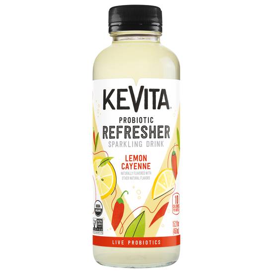 Kevita Probiotic Lemon Cayenne Sparkling Drink (15.2 fl oz)