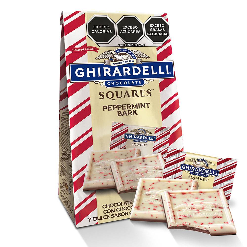 Ghirardelli · Chocolate blanco con menta (129,8 g)