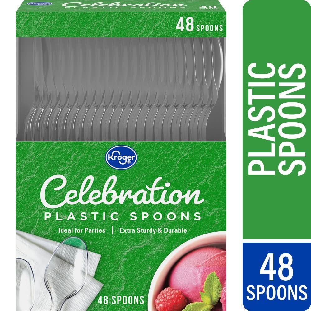 Kroger Celebration Plastic Spoons (48 ct)