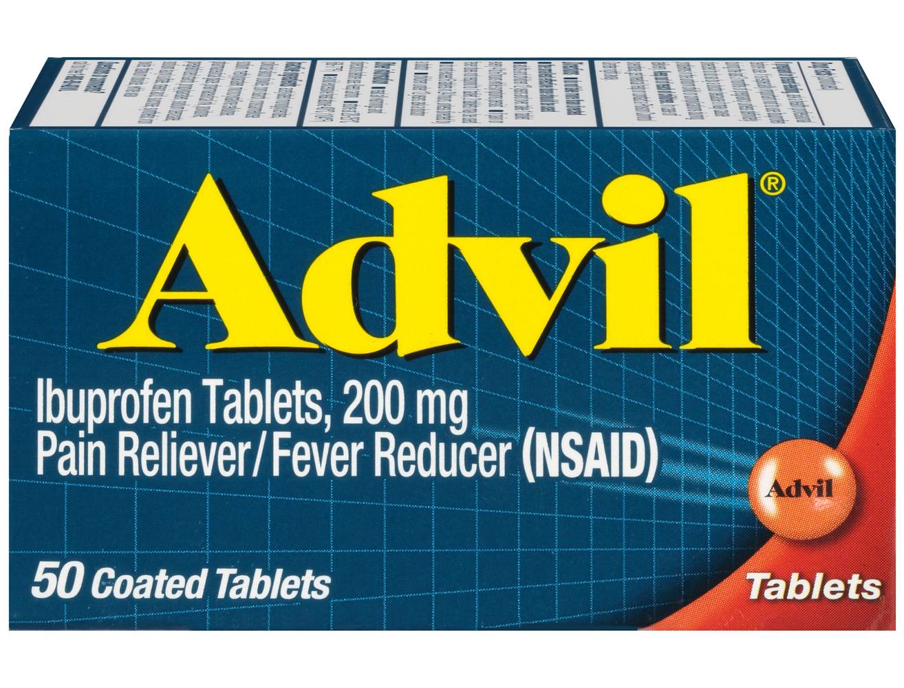 Advil Pain Reliever and Fever Reducer Ibuprofen Tablets