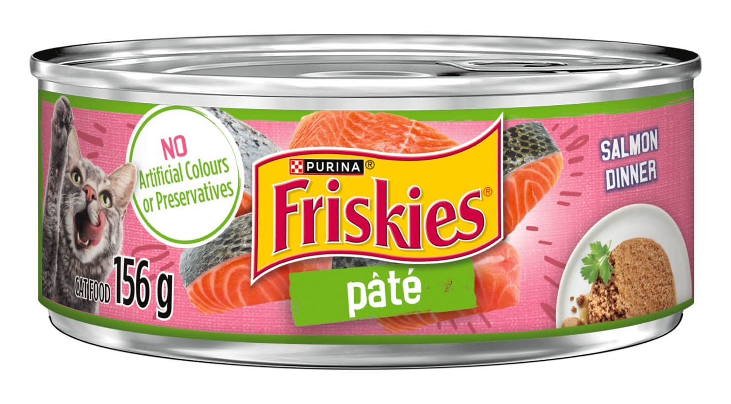 Friskies Salmon Dinner Pate Cat Food, 5.5 oz