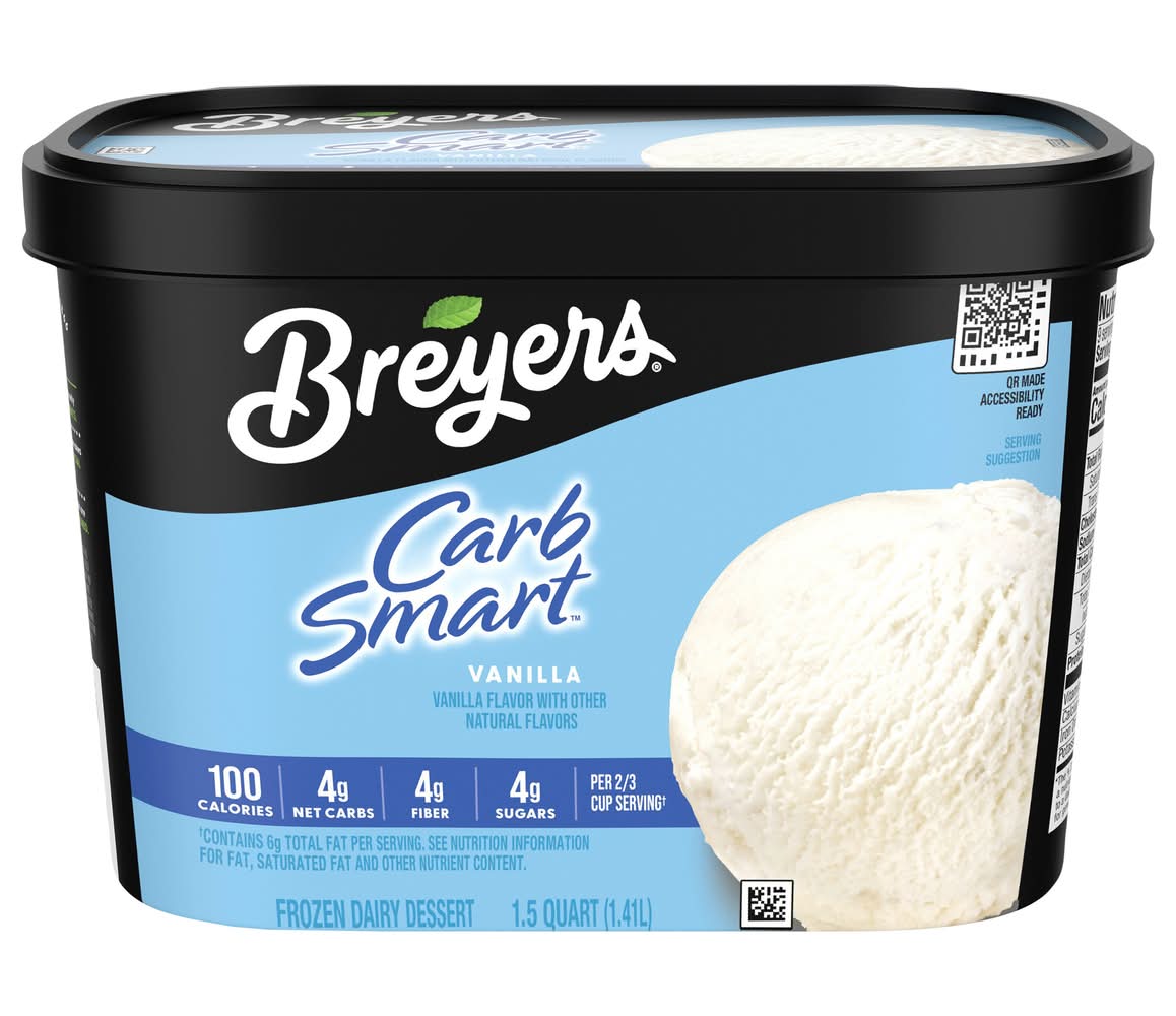 Breyers Carbsmart Ice Cream, Vanilla (48 oz)