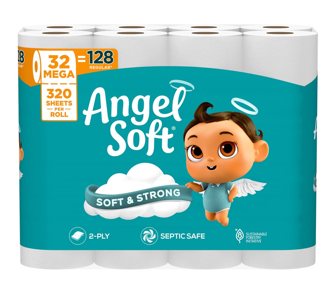 Angel Soft 2 Play Soft and Strong Bathroom Tissue (32 ct)
