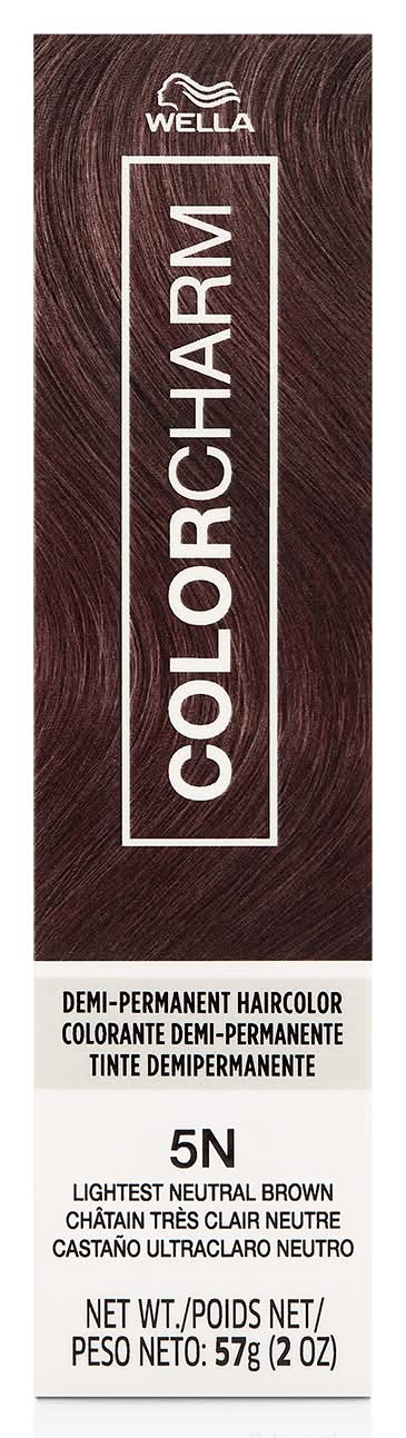 Wella Demi Permanent Cream Hair Color, 5N Lightest Neutral Brown (2 oz)