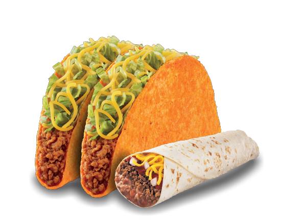 2 Doritos Locos Tacos + Burrito Combinacion