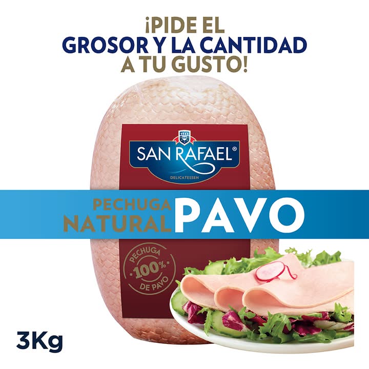 Pechuga de pavo natural (a granel)