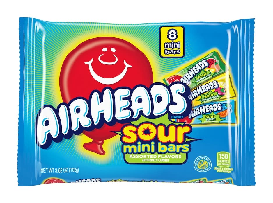 Airheads Sour Mini Bars, Assorted (3.62 oz)