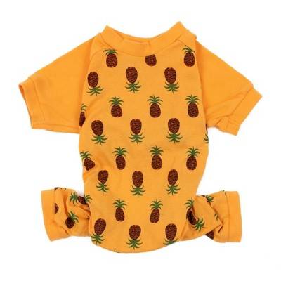 Leveret Dog Cotton Pajamas Pineapple XS