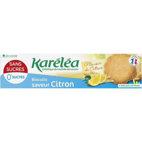 Biscuits craquants saveur citron - karelea - 132g