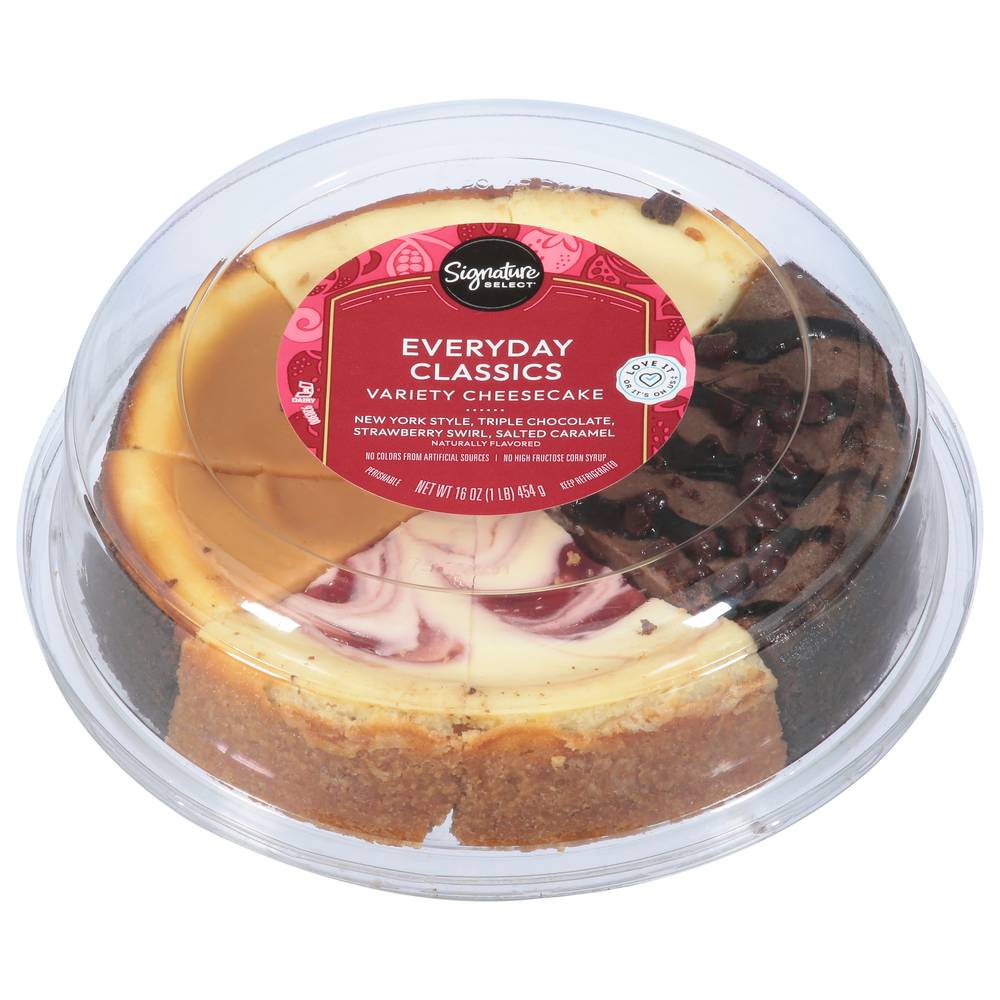 Signature Select Everyday Classics Variety Cheesecake (16 oz)