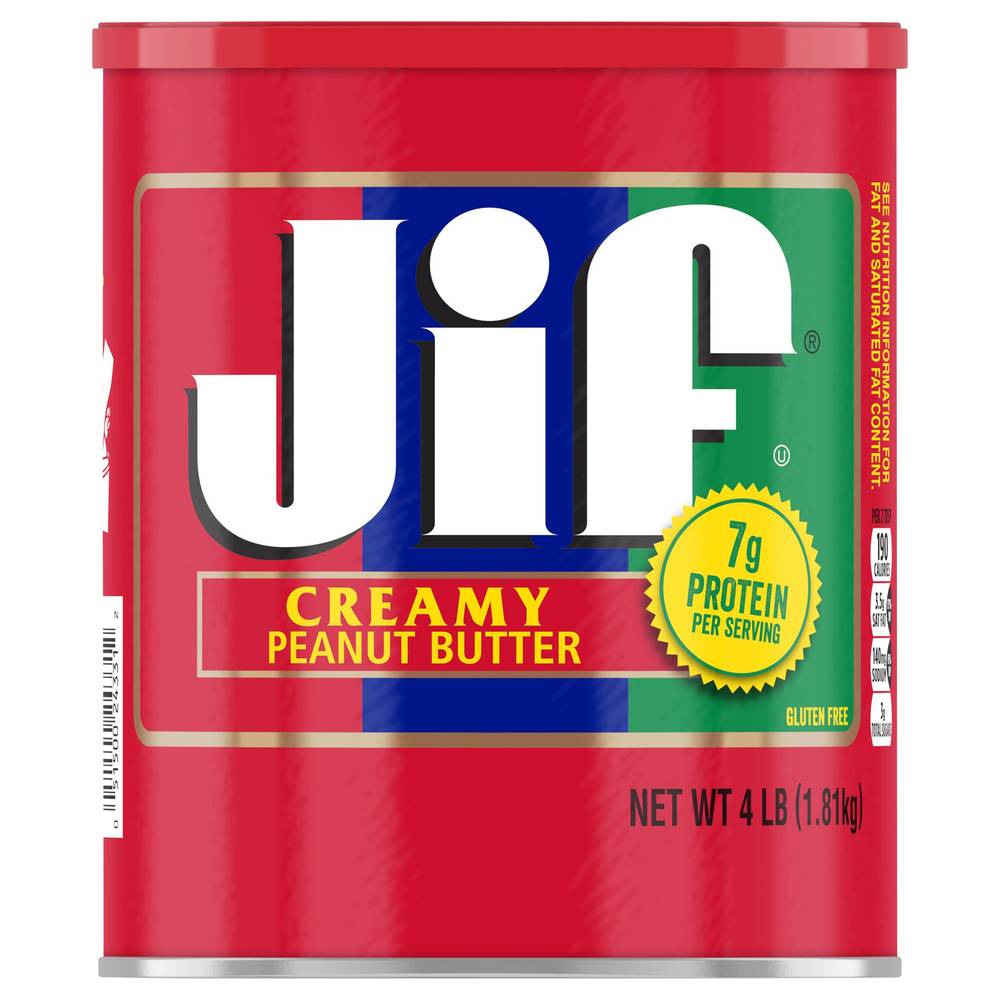 Jif Creamy Peanut Butter (4 lbs)