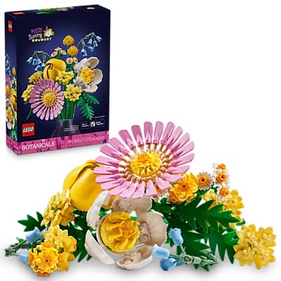 LEGO Botanicals Petite Sunny Bouquet, 373 Pieces  (10347)