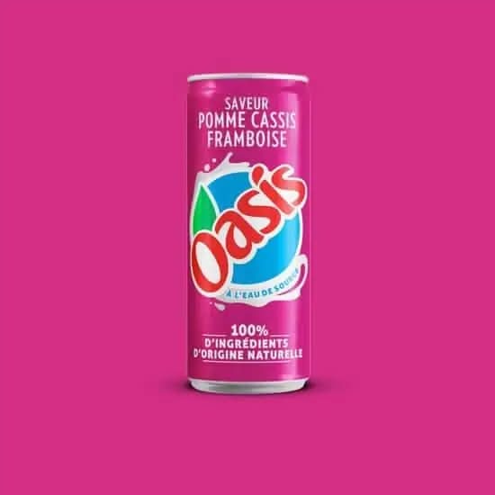 Oasis pomme cassis framboise 33cl