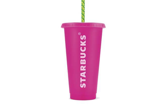 Reusable PL Cold Cup Pink 24oz