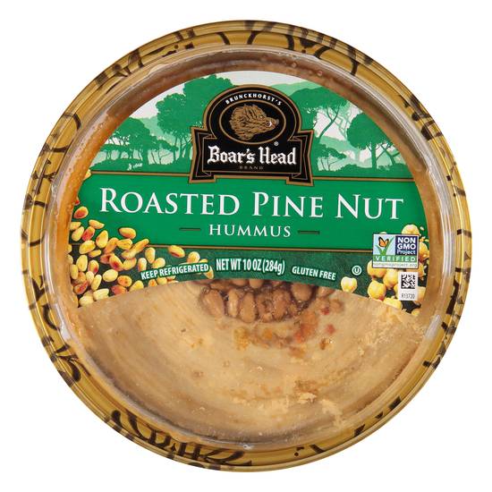 Boar's Head Gluten Free Kosher Roasted Pine Nut Hummus (10 oz)