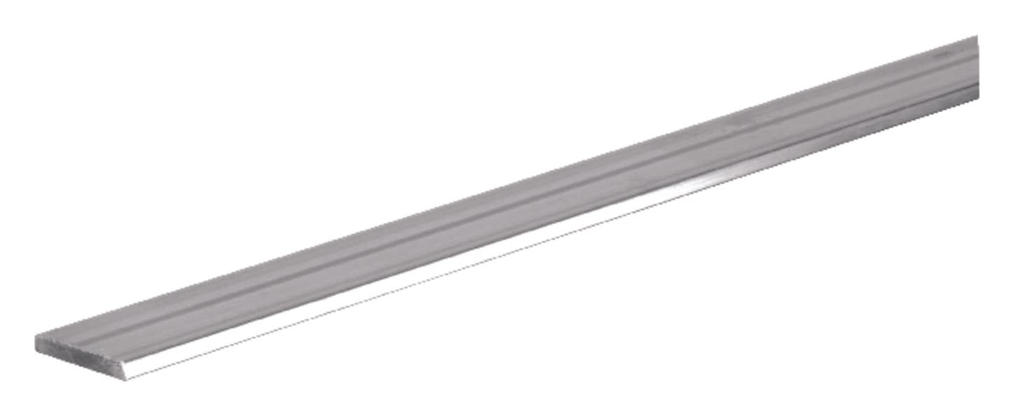 Steelworks 0.0625 In. X 0.5 In. W X 4 Ft. L Aluminum Flat Bar 1 Pk