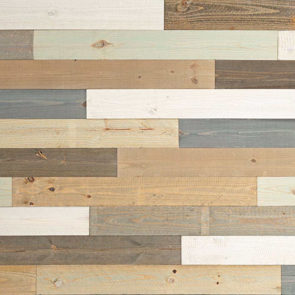 Style Selections 5-1/2-in x 3.95-ft Pine Wall Plank (10-Pack, Covers 18.14-sq ft) | 103SS