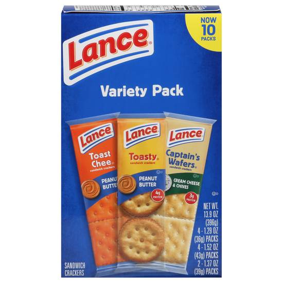 Lance Sandwich Crackers Variety pack