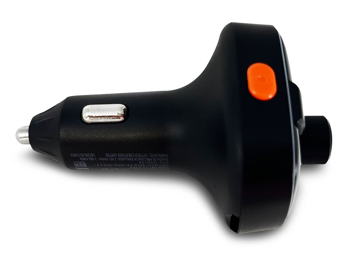 RadioShack · Transmisor bluetooth para auto usb/fm, negro