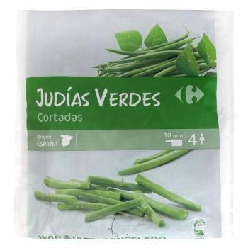 Judía troceada Carrefour 1 kg.